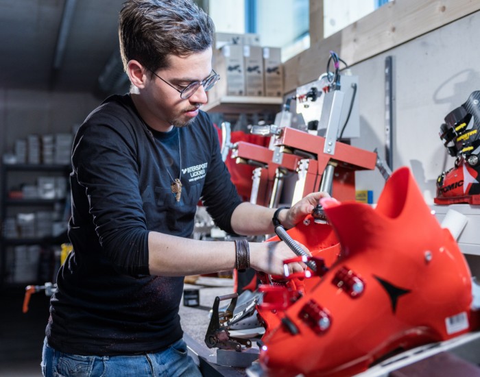 Boot Fitting bei Intersport Lackner