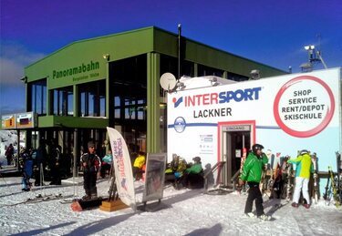 Intersport Lackner bei der Bergstation Gondel Panoramabahn in Großarl