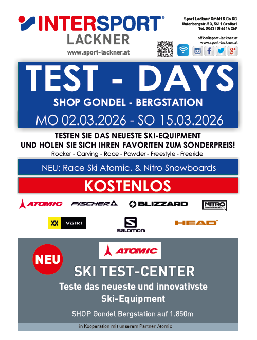 02.03. - 15.03.2026 ➡️ Test Days