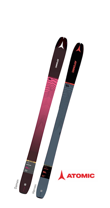 Da./hr. Tourenski "Backland 86 SL" mit "Alpinist 10" Bindung