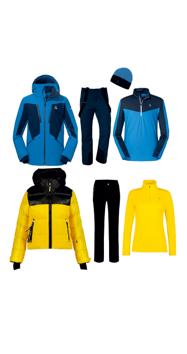 Damen und Herren Jacken und Hosen von Luhta und Schöffel