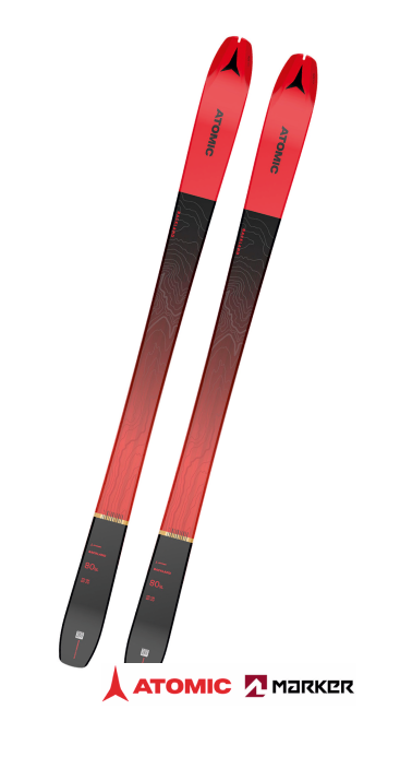 Erw. Tourenski "Backland 80SL" mit "Alpinist 10" Bindung